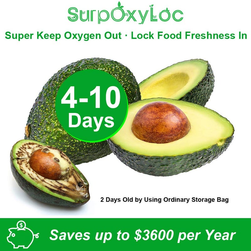 SurpOxyLoc 4mil100 Quart Size 8x12Inch Vacuum Freezer Sealer Bags for Food,BPA Free, Heavy Duty Commercial Grade,Sous Vide Vaccume Safe,Universal Design Work with Any Types Vacuum Sealer - Image 4